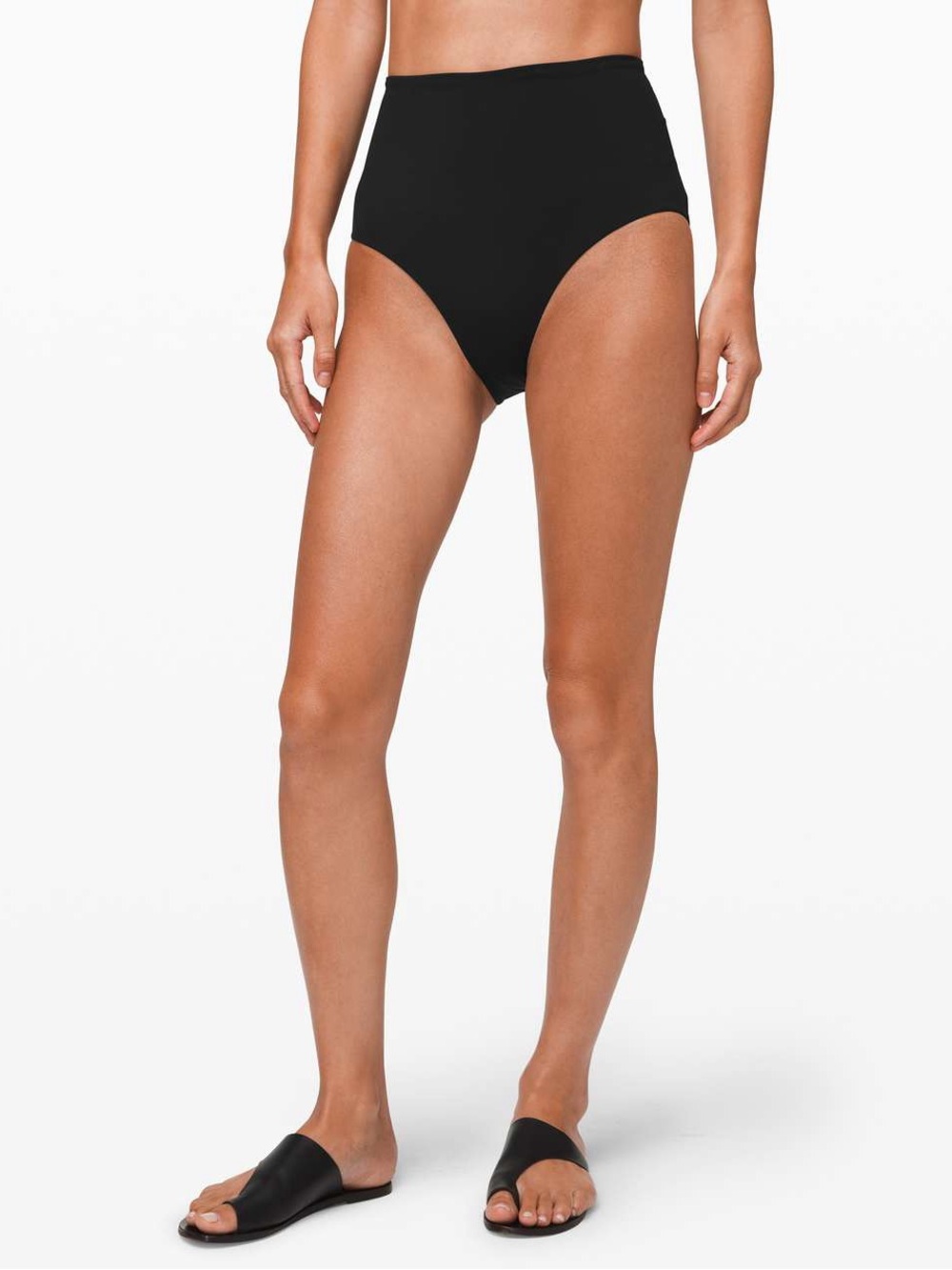 NEW Lululemon High-Waist Black Women's Bikini Bottom XS